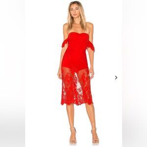 NWT Revolve x Lovers + Friends BREATHLESS MIDI DRESS XS